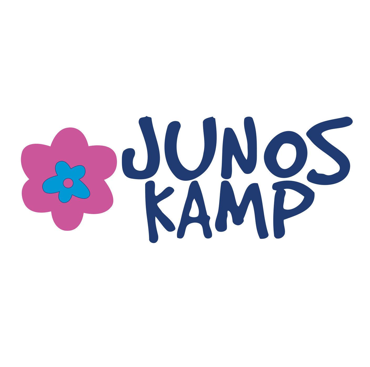 Junos kamp logo stående